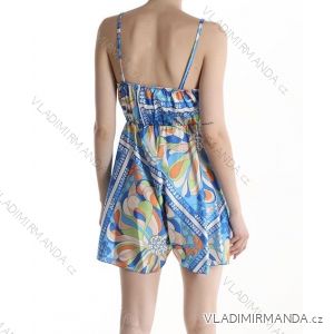 Overal krátký letní na ramínka dámský (S/M ONE SIZE) ITALSKÁ MÓDA IMPDY22LS6199