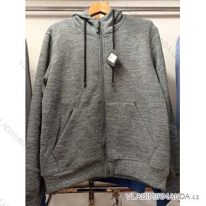 Mikina teplá na zip s kapucí dlouhý rukáv pánská (M-2XL) BENTER BES2246092