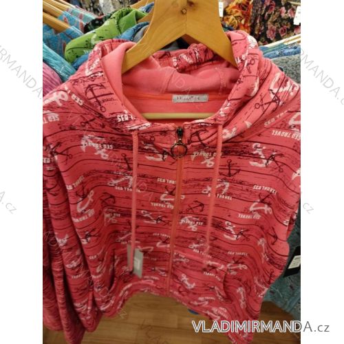 Langärmliges, warmes Sweatshirt mit Reißverschluss und Kapuze für Damen (M-2XL) BENTER BES22007