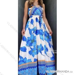 Women's long chiffon summer dress (S / M ONE SIZE) ITALIAN FASHION IMWB222509