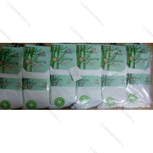 Slim Bamboo Socks Ladies (35-42 / White) AMZF B-8020