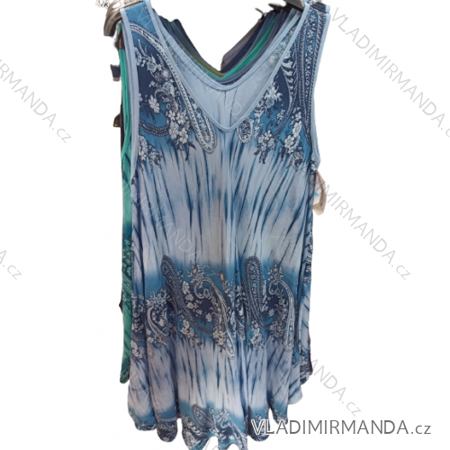 Women's Oversized Strappy Summer Dress (2XL/ 4XL ONE SIZE) ITALIAN FASHION IMB22160