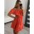 Carmen summer summer shoulder dress (UNI S / M) ITALIAN FASHION IMM20628 S/M Orange