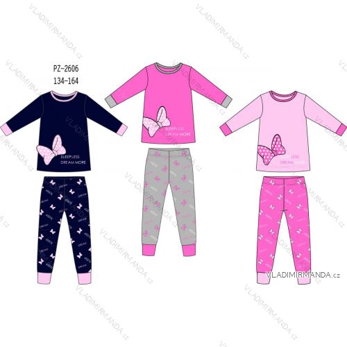 Pajamas long sleeve teenage girls (134-164) SEASON SEZ22PZ-2606