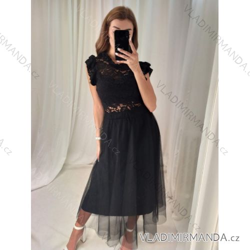 Long summer skirt with women's belt (S / M / L ONE SIZE) ITALIAN FASHION IMWY22050