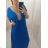 Maxi Long Oversized Summer Short Sleeve Dress Women's Plus Size (M / L / XL / 2XL ONE SIZE) ITALIAN FASHION IMM22MS55153