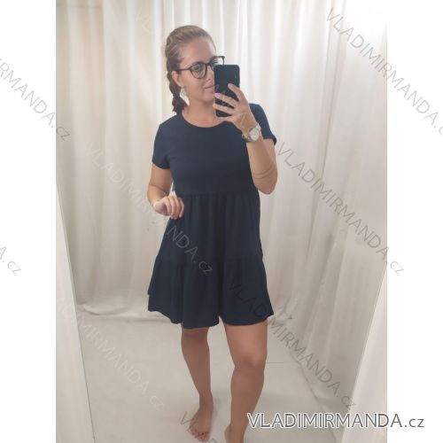 Women's short sleeve dress (uni L / XL) ITALIAN FASHION IM320003