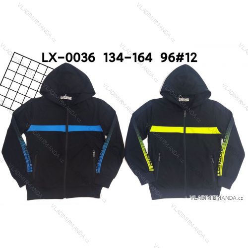 Hoodie with zip youth boy (134-164) ACTIVE SPORT ACT22LX-0036