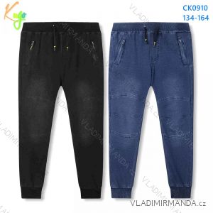 Rifle jeans dlhé dorastenecké chlapčenské (134-164) KUGO CK0910