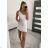 Women's Summer Satin Strap Midi Dress (S/M ONE SIZE) ITALIAN FASHION IMM22DARA