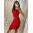 Long Satin Strapless Dress Dress Women's Length (S / M ONE SIZE) ITALIAN FASHION IMWG217277