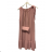 Summer dress with sleeveless handbag women (S / M ONE SIZE) ITALIAN FASHION IM422601