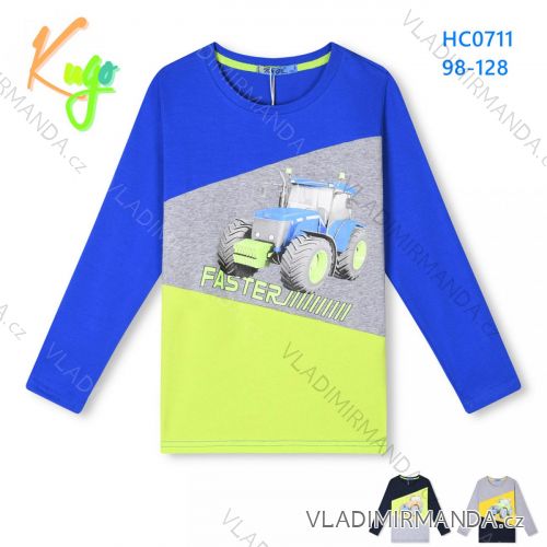 T-shirt with 3D picture long sleeve kids' boys (98-128) KUGO S3138