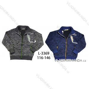 Warm children's sweatshirt for boys (116-146) SEZON SEZ21H-3031