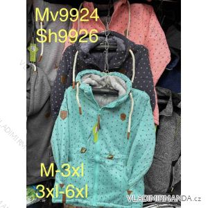 Mikina na zip s kapucí dámská nadrozměr (3XL-6XL) VINTE VIN22SH9926