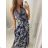 Women's summer icecool sleeveless long dress (S/M/L ONE SIZE) ITALIAN FASHION IMM22974