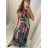 Women's summer icecool sleeveless long dress (S/M/L ONE SIZE) ITALIAN FASHION IMM22974