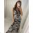 Women's summer icecool sleeveless long dress (S/M/L ONE SIZE) ITALIAN FASHION IMM22974