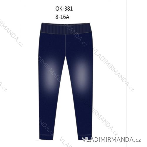 Leggings with jeans, insulated children's youth girls (8-16 YEARS) SEASON SEZ22OK-381