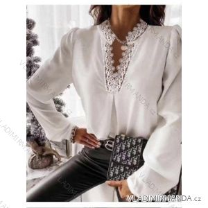 Women's Elegant Long Sleeve Blouse/Tunic (S/M/L ONE SIZE) ITALIAN FASHION IMWB22245