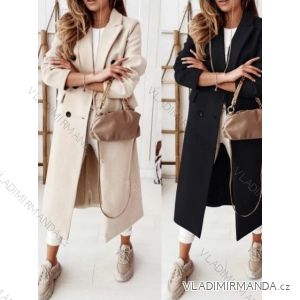 Women's Long Fluffy Long Sleeve Coat (S/M ONE SIZE) ITALIAN FASHION IMWB22251