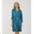 Women's Elegant Satin Belt Long Sleeve Dress (S/M.ONE SIZE) ITALIAN FASHION IMM22UN7102