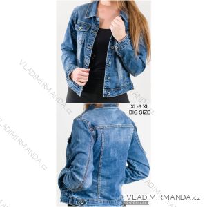 Bunda riflová dámské nadrozměr (XL-6XL) JEANS JAW223131