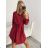 Women's Warm Long Sleeve Dress (L / XL ONE SIZE) ITALIAN FASHION IM421MIA