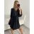 Women's Warm Long Sleeve Dress (L / XL ONE SIZE) ITALIAN FASHION IM421MIA