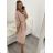 Šaty letní na ramínka dámské (S/M ONE SIZE) ITALSKÁ MÓDA IMPBB22B21841 XL/2XL Old-pink