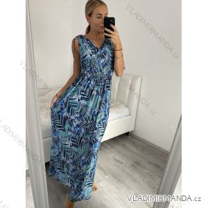 Šaty dlouhé elegantní icecool bez rukávu dámské (M/L, XL/XXL) AINUOSI  ITALSKÁ MODA IMB22CEILA