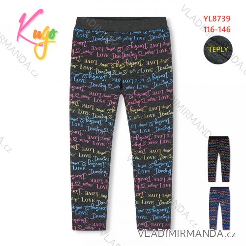 Leggings warm long children's teen girl (116-146) KUGO KK9943