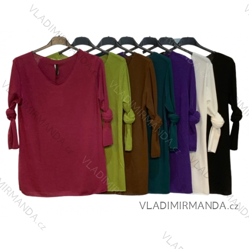 Tunika dlouhý rukáv dámská (S/M ONE SIZE) ITALSKÁ MÓDA IMPMM22205780065