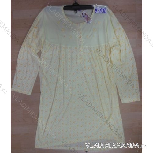 Košile noční dlouhý rukáv dámská nadrozměrná (4-8xl) YN. LOT 659