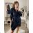 Women's elegant party long sleeve dress (S/M ONE SIZE) ITALIAN FASHION IM322282