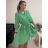 Summer Long Shirt Short Sleeve Women's Dress (S / M ONE SIZE) ITALIAN FASHION IMWB222483