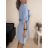 Summer Long Shirt Short Sleeve Women's Dress (S / M ONE SIZE) ITALIAN FASHION IMWB222483