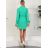 Women's Long Sleeve Shirt Dress (S-2XL) TURKISH FASHION TMWM223406