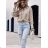 Women's Long Sleeve Sweater (S / M ONE SIZE) ITALIAN FASHION IMWD22361