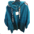 Women's Plus Size (XL/2XL ONE SIZE) Zippered Fleece Coat With Hood ITALIAN FASHION IM422842