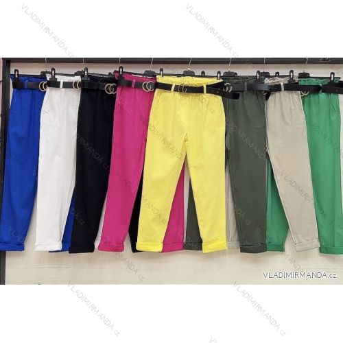 Women's long summer pants (S / M ONE SIZE) ITALIAN FASHION IMWB22023