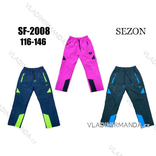 Warm softshell pants children's girls and boys (134-164) SEZON SEZ21SF-1930