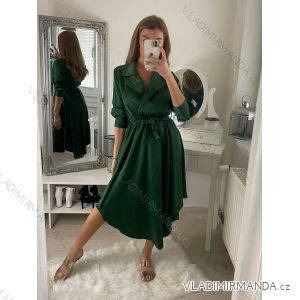 Women's elegant party long sleeve dress (S/M ONE SIZE) ITALIAN FASHION IM322282