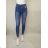 Rifle jeans dlouhé dámské (XS-XL) M.SARA MSR21S5705G-1/DR S modrá