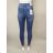 Rifle jeans dlouhé dámské (XS-XL) M.SARA MSR21S5705G-1/DR S modrá