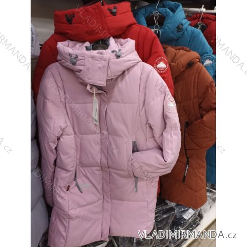 Winterjacke mit Kapuze für Damen (M-2XL) POLISH FASHION HKW22D120189