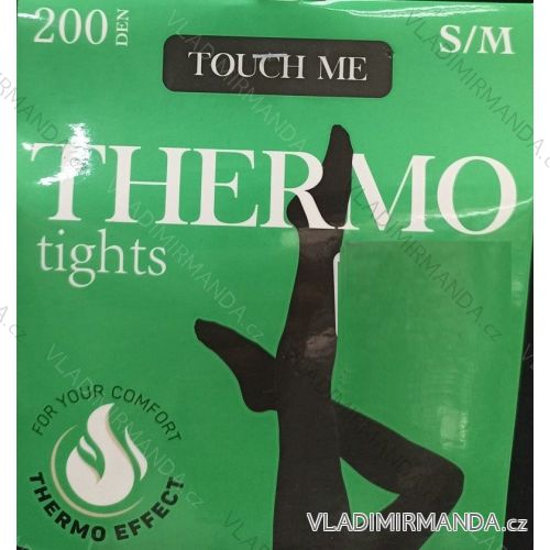 Punčocháče thermo dámské 200DEN (S/M ONE SIZE) POLSKÁ MÓDA DPP22167