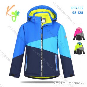 Winterjacke mit Kapuze für Kinder, Mädchen und Jungen (98-128) KUGO PB7352