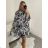 Women's Oversize Long Sleeve Shirt Dress (S/M/L ONE SIZE) ITALIAN FASHION IMWGS223367 S/M Green light