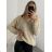 Women's long sleeve sweater (uni s / m) ITALIAN FASHION TM922STAR